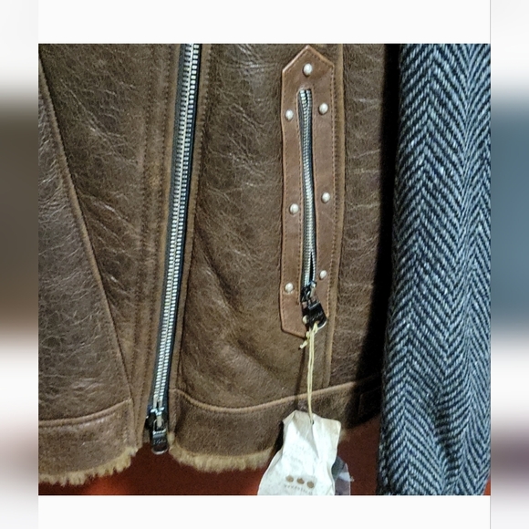 Robin's Jean Real Leather Women's Jacket Size 8 USA, 10 UK, 40 Fra,Ita 42, Ger36 - Picture 13 of 16